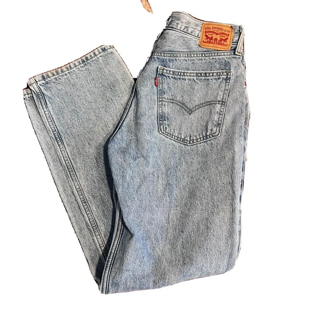 Levi's Light Wash Low Pro Straight Leg Jeans
